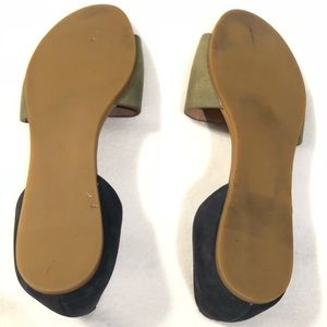 Madewell Shoes - Madewell Thea olive navy colorblock sandals Madewell Shoes - Madewell Thea olive navy colorblock sandals